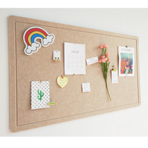 ins Nordic style felt board wall stickers kindergarten works display cork board photo wall stickers self-adhesive bulletin board