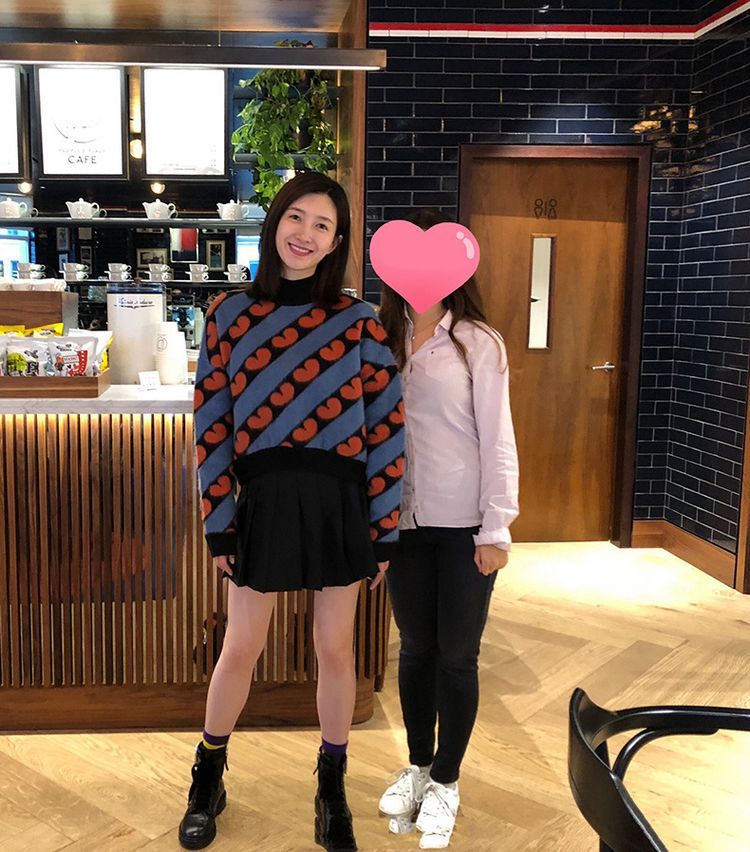 Maje Franch Jiang Shuying the same love mohair sweater 2020 mùa đông lười biếng áo pull nữ phù hợp với tất cả các phụ nữ - Áo len thể thao / dòng may