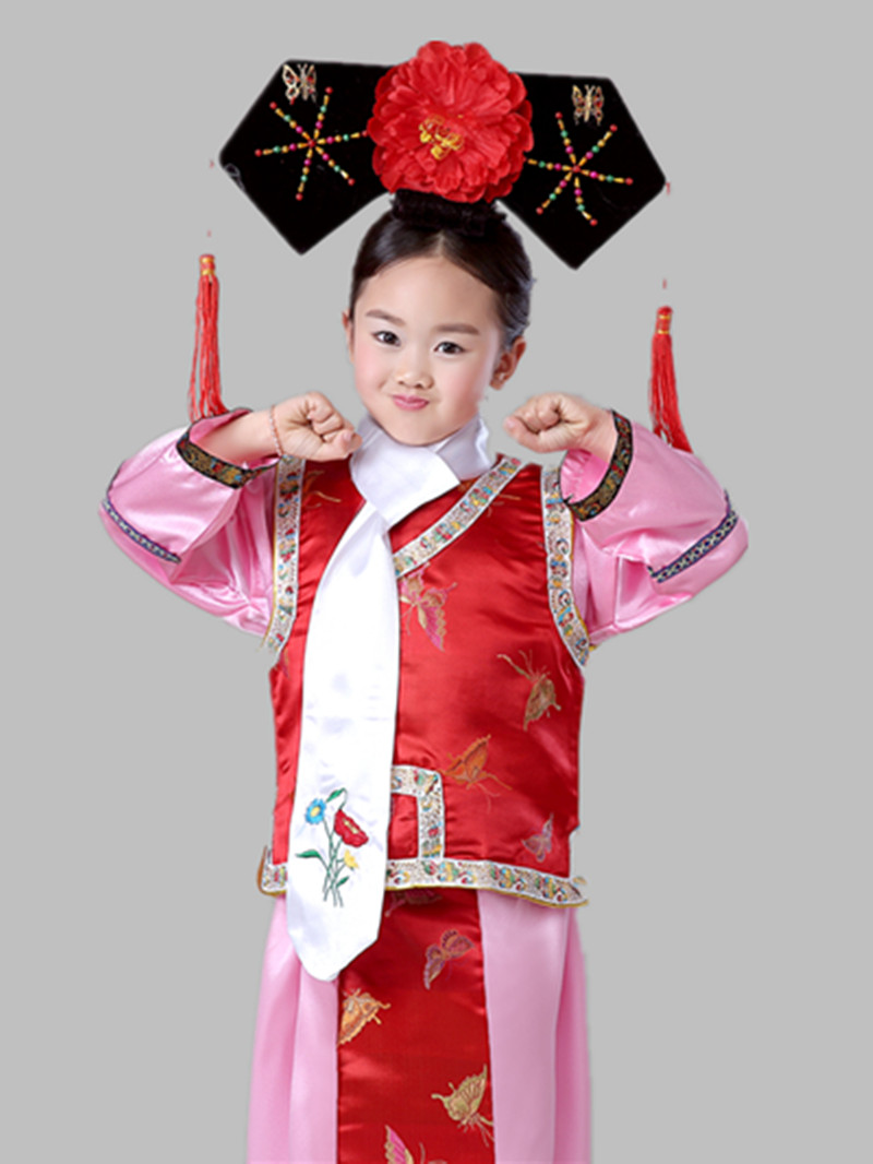 Trang phục trẻ em, nhà Thanh, quần áo Gege, bé gái, Công chúa Ge, Công chúa, Hoàng tử Studio, trang phục chụp ảnh quan ao tre em