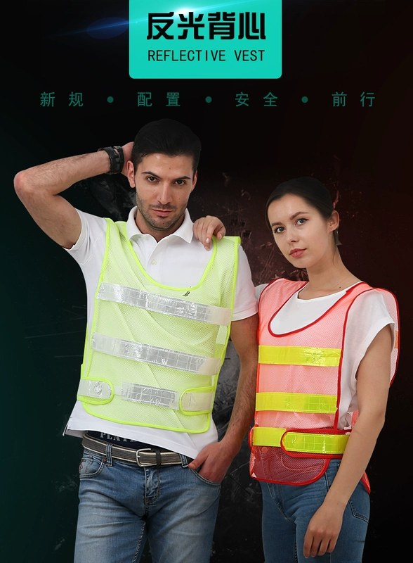 Áo phản quang ô tô áo vest quần áo phản quang cảnh báo lái xe quần áo huỳnh quang quần áo lái xe quần áo an toàn cho lái xe áo lớp phản quang