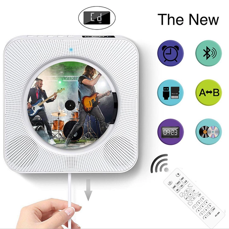 Trong cùng một máy Hàn Quốc trang trí máy nghe nhạc CD treo tường giống như máy nghe nhạc ghi âm Bluetooth - Trình phát TV thông minh