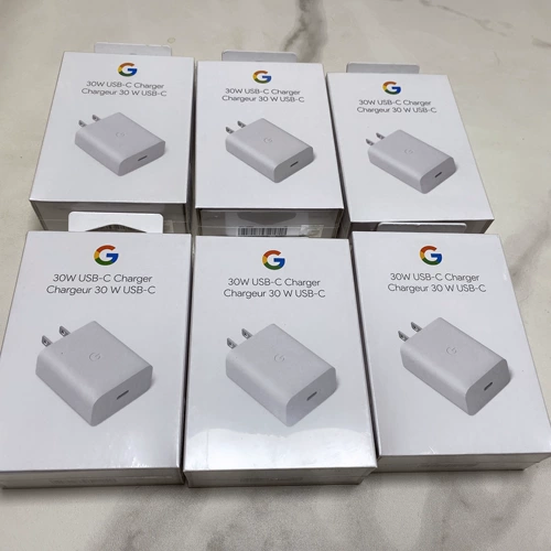 Google Google 30W USB-C Официальное зарядное устройство 45W Pixel 6/9 PHITYPE-C PD ПРЕДОСТАВЛЯЕМ
