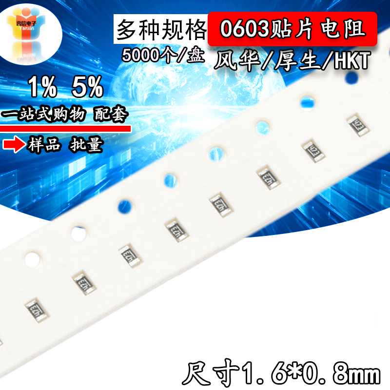 0603 SMD Resistor 30 33 36R39 Euro 30R0 300 33R0 330 36R0 360 39R0 390