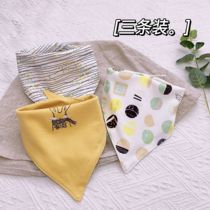 Saliva towel baby cotton baby bib triangle towel child cotton super soft bib baby cute scarf