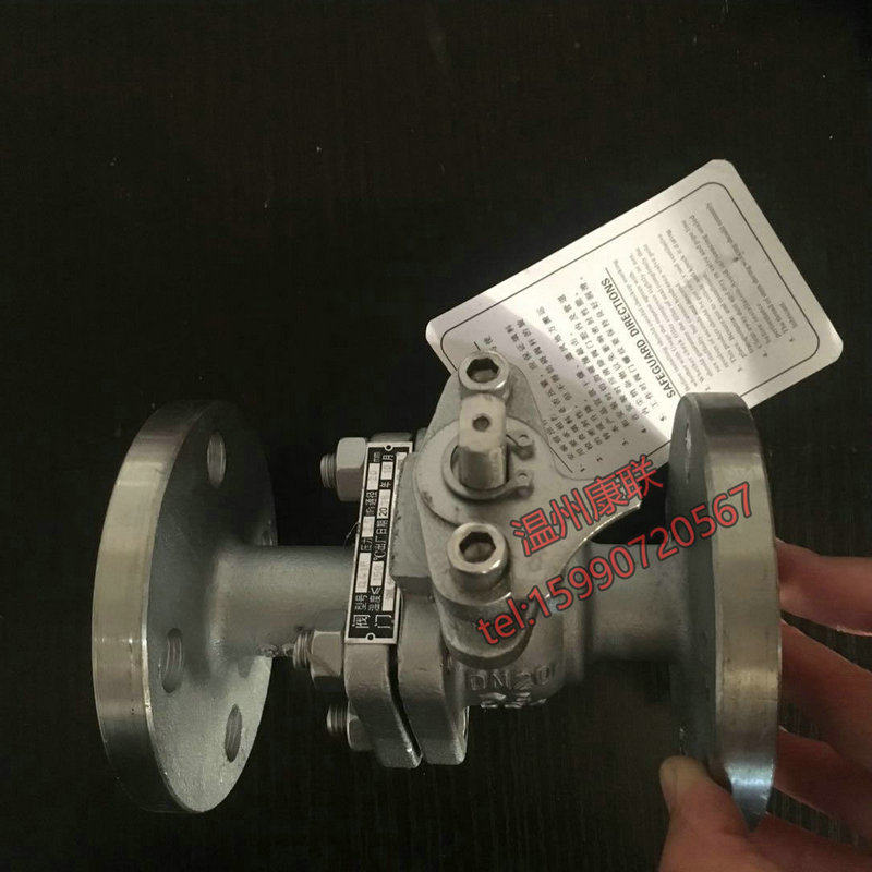 Factory direct light room temperature 304 stainless steel flange ball valve Q41F-25P flange ball valve 25 pressure DN25 