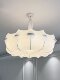 Italian Casa Silk Japanese Retro Pendant Light Living Room Lamp Bedroom Dining Room French Designer Wabi-Sabi Style Lighting Fixtures