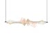 Japanese restaurant chandelier B&B bar long silk lighting wabi-sabi style bedroom floor lamp designer cream lamp