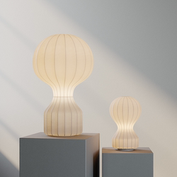 Wabi-Sabi Style Silk Table Lamp, Modern and Simple, Italian-Style Homestay Lamp, Hotel Bedroom Bedside Study Decorative Lighting