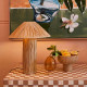 Raffia Table Lamp Wabi-Sabi Style Japanese Vintage Bedside Bedroom Study Room Homestay Decorative Ambiance Retro Art Lamp