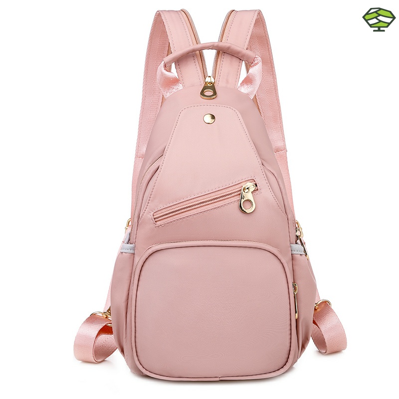 Lady Multifunction Chest Bag Inclined Cross Dual-use Double Shoulder Bag 2023 New Pop Tide Minima About 100 Hitchhiking Small Backpack-Taobao