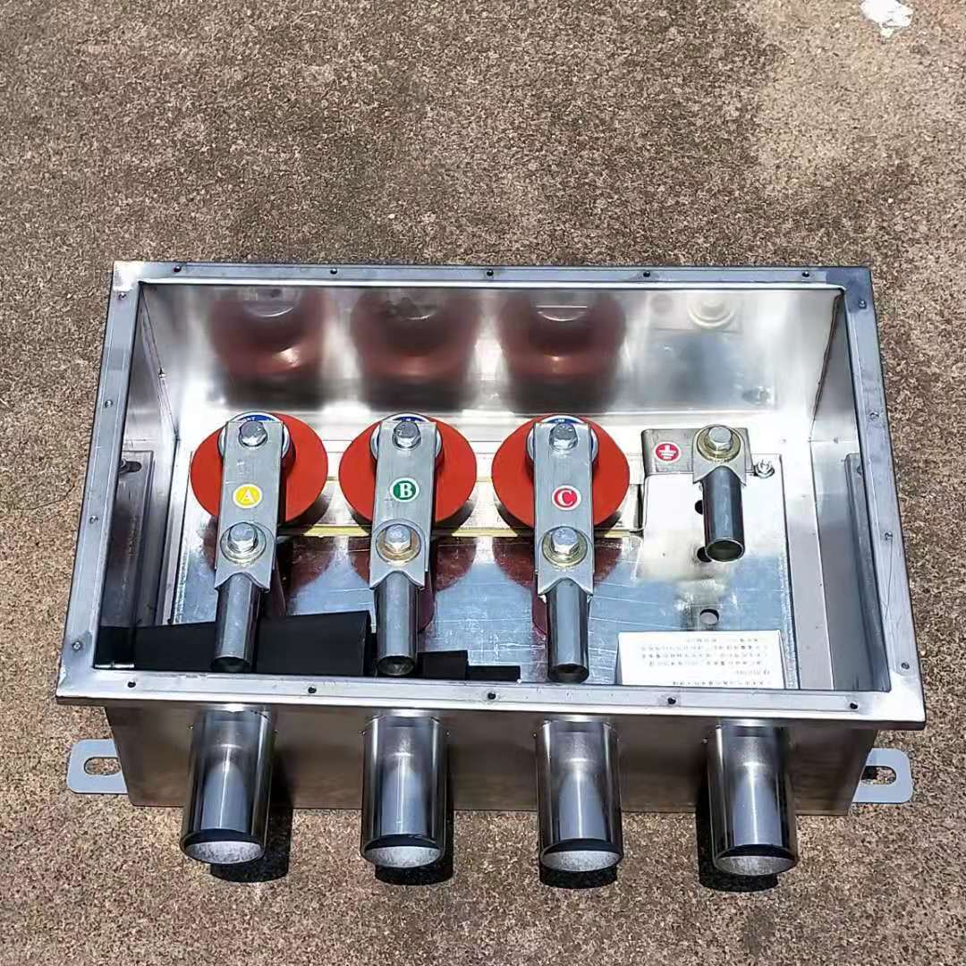 Non-embroidered steel 10KV 35KV 110KV 220KV cable sheather protection grounding box Direct ground box
