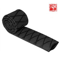 Weihai Huixin Anti-electric handlebar sleeve fishing rod handlebar Anti-slip cover black mesh Heat shrink pipe per 10CM price