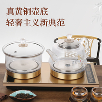 Fully automatic bottom kettle Electric Kettle tea table integrated tea maker special water filling household electromagnetic tea stove