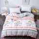 Chăn bông đơn mảnh bông sinh viên ký túc xá đơn 150x200 mét đôi 3 mảnh đặt chăn mùa hè in gió - Quilt Covers chăn lông vũ everon