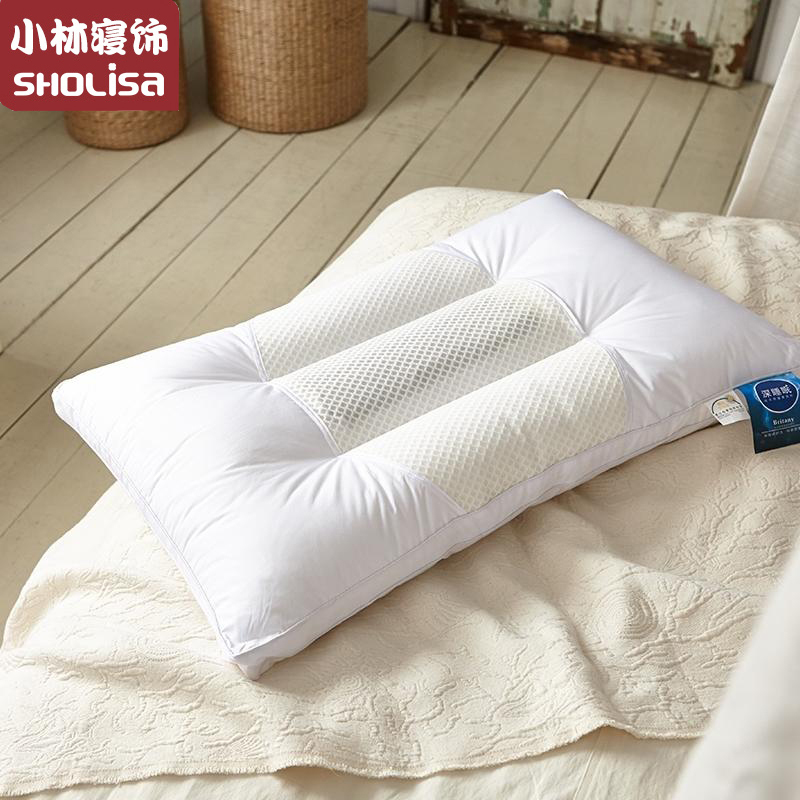 Small Forest Dorm Accessories Sicklesenna Pillow Home Pillow Home Buckwheat Student Double Adult Hotel Protective Cervical Spine Pillow Pair Shooting 2