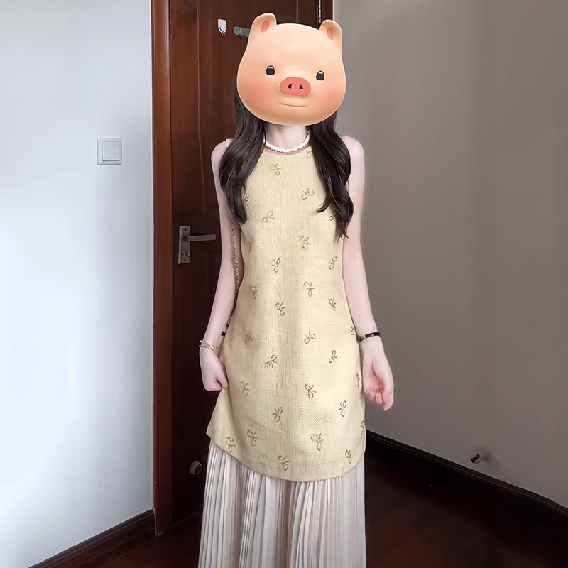 Summer Long Dress with a Chic Style, Unique and Beautiful, Women's 2026 New Model, a Very Attractive Dress for Summer