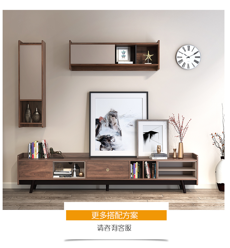 Tủ tivi Bắc Âu Bàn cà phê tối giản hiện đại Tủ tivi đặt căn hộ nhỏ phòng khách mini phòng ngủ tủ - Buồng tủ nhựa ngăn kéo 5 tầng