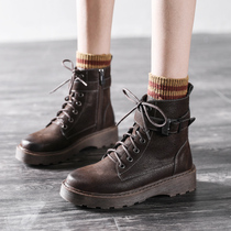 Womens Martin boots summer cool all-match 2021 new British style short boots thin spring and autumn single boots small thick bottom