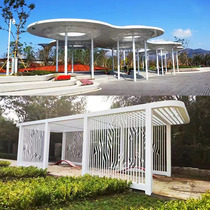 Large stainless steel sculpture manufacturer outdoor steel structure gallery square outdoor scenic area garden landscape sculpture sketch