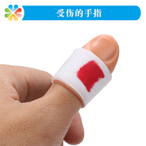 Boke heart psychology sand table game sand with injured finger simulation broken finger model props tricky scary