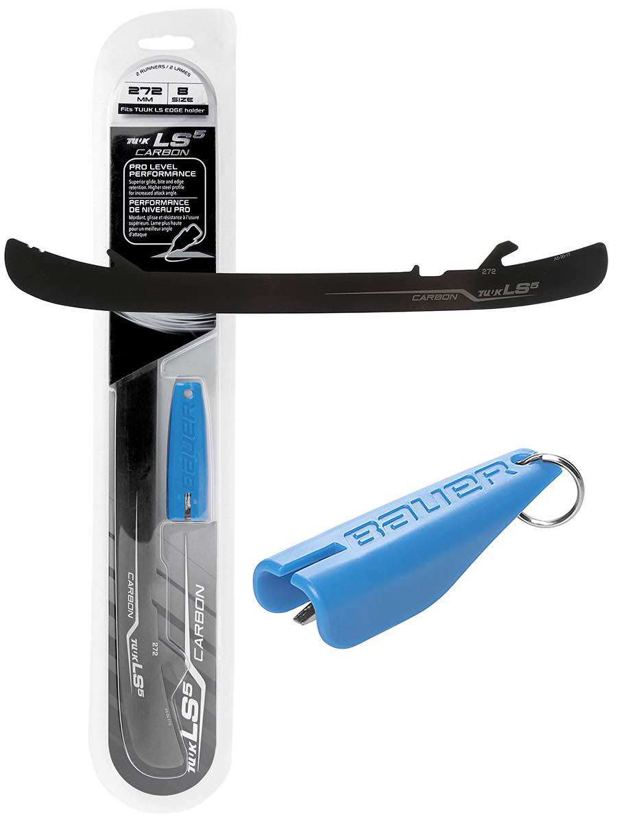 Tianjin Entity Spot 2018 models Bauer LS5 Ice Ball Shoe Steel Blade Ice Knife Black Knife Steel Black Knife