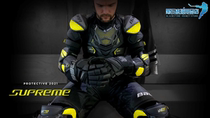 21-year New Bauer Bauer Bauer supersonic ice hockey protective children adult advanced chest elbows leg knee pads