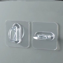 Ring hook transparent ring adhesive hook cleaning agent containing stick hook free bottle rack wall-mounted hotel bedroom kitchen