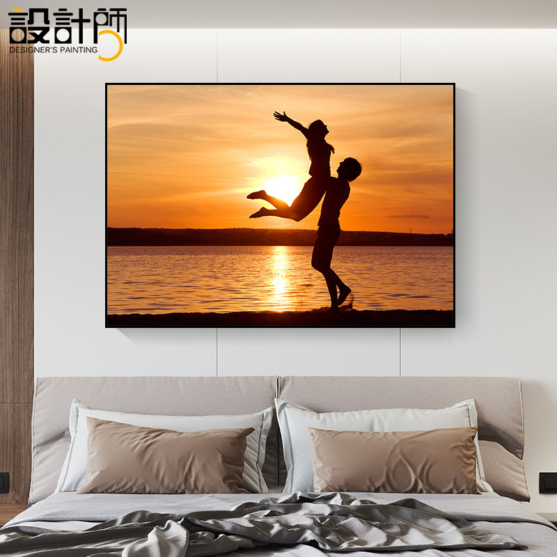 Modern Room Decorative Painting Bedroom Bedside Backwall Mural Single Couple Wedding Room Dormitory Wall Painting Hanging Picture Warm