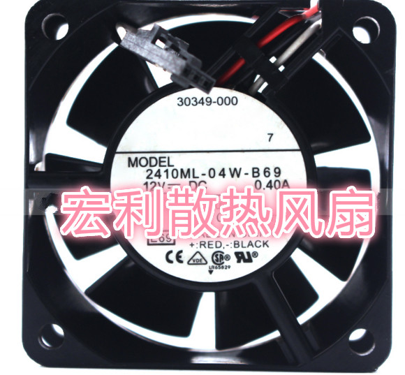 The original 6025NMB 2410ML-04W-B69 DC12V 0 40A 3line industrial control machine cooling fan spot