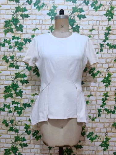 Приталенный асимметричный корсет, футболка, короткий рукав