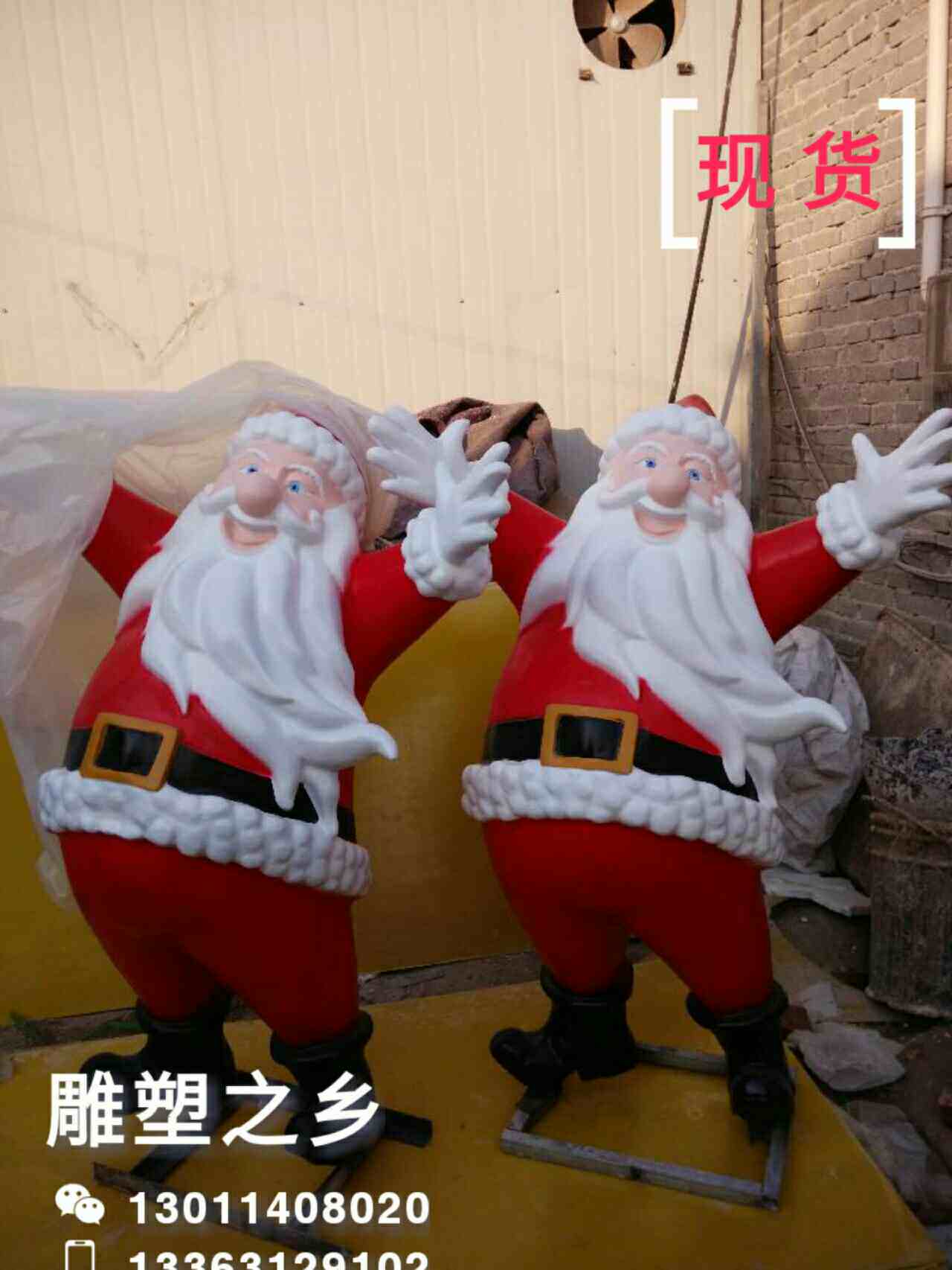 Spot Glass Fiber Sculpture of the Christmas Snow Man Sculpture Snowman Cartoon Sculpture Christmas Elderly Shopping Mall The Mall Sculpture
