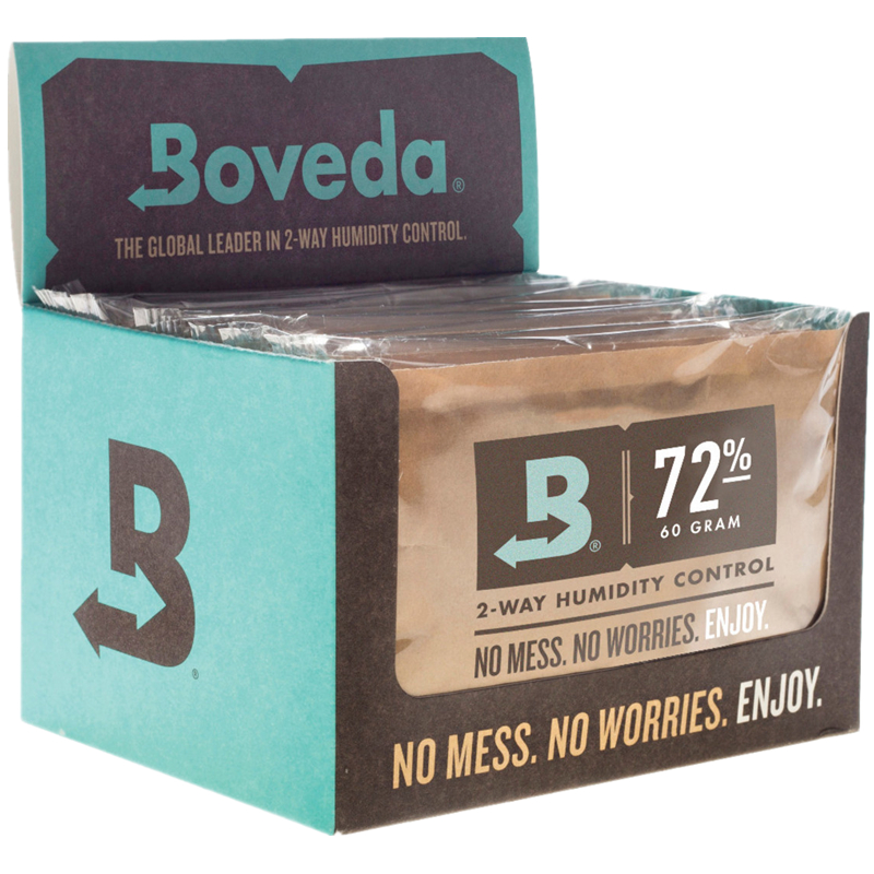 Boveda72 %RH control wet bag Cigar moisturizing bag 60 gr large bag 72% plus wet bag Henget bag a box of 12 packs