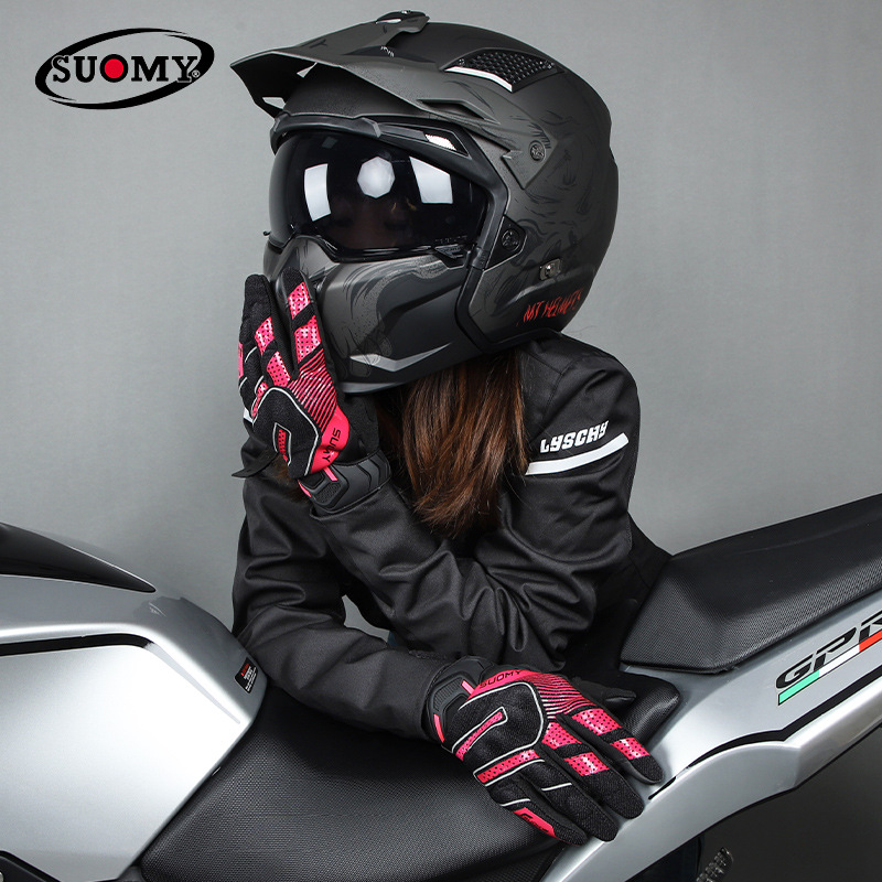 Summer motorcycle riding gloves breathable off-road anti-fall sunscreen summer equipment motorcycle motorcycle men and women SUOMY