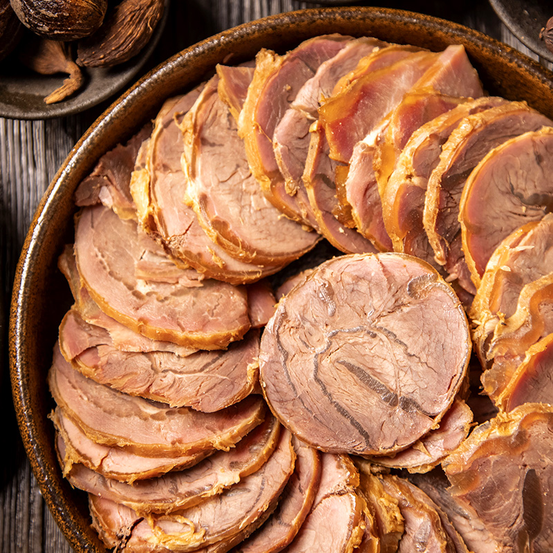 Sichuan specially produced five - incense tendon meat low fat taste snack on wine snacks for cooked food and leisure snacks 100g