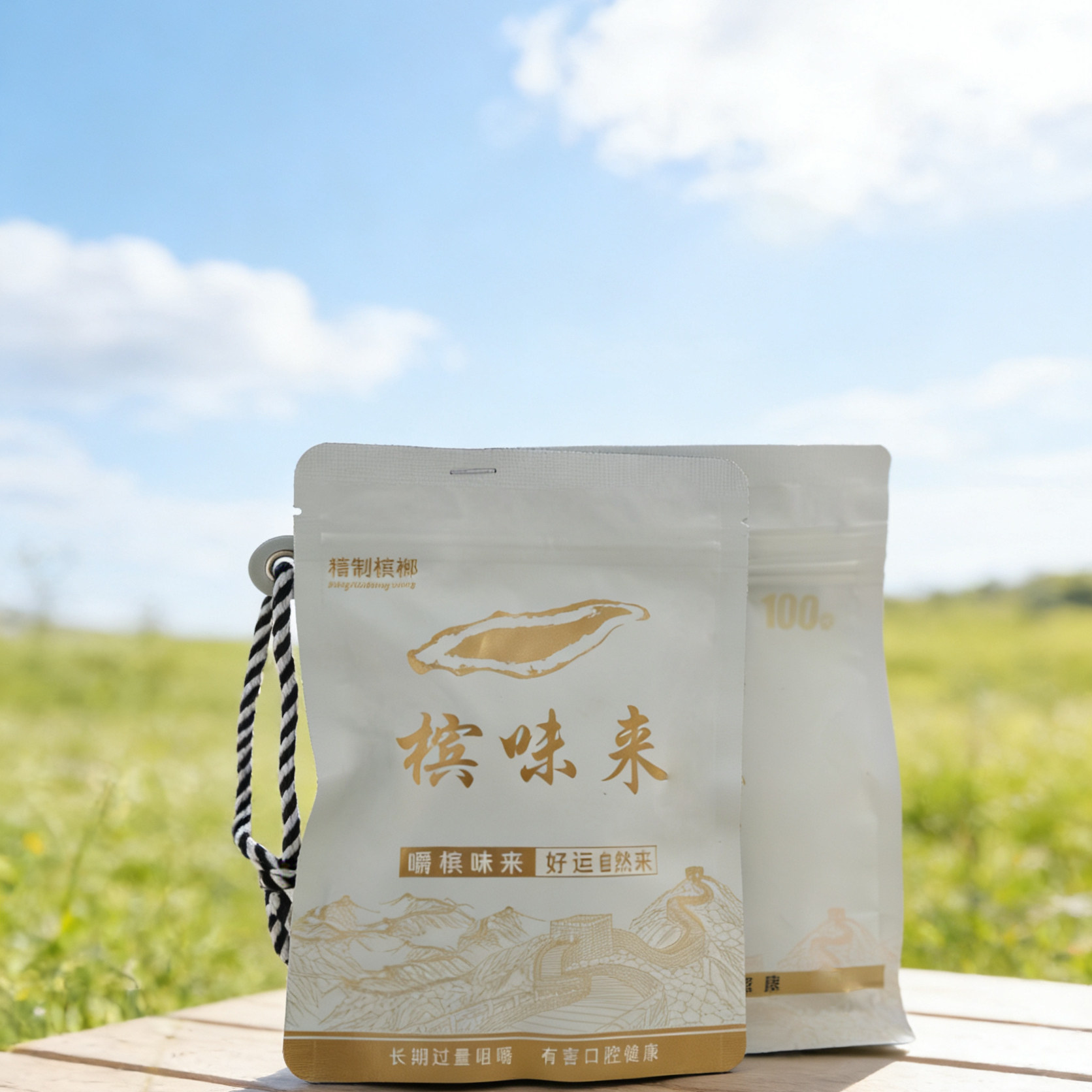 槟味来槟冰榔颗颗精品s形200克 不伤口不掉渣 一袋80颗左右