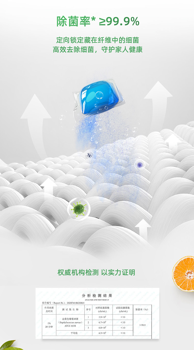 好爸爸 浓缩除菌除螨洗衣凝珠208颗 图4