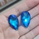 16,5*28 мм синий свет 2 штуки