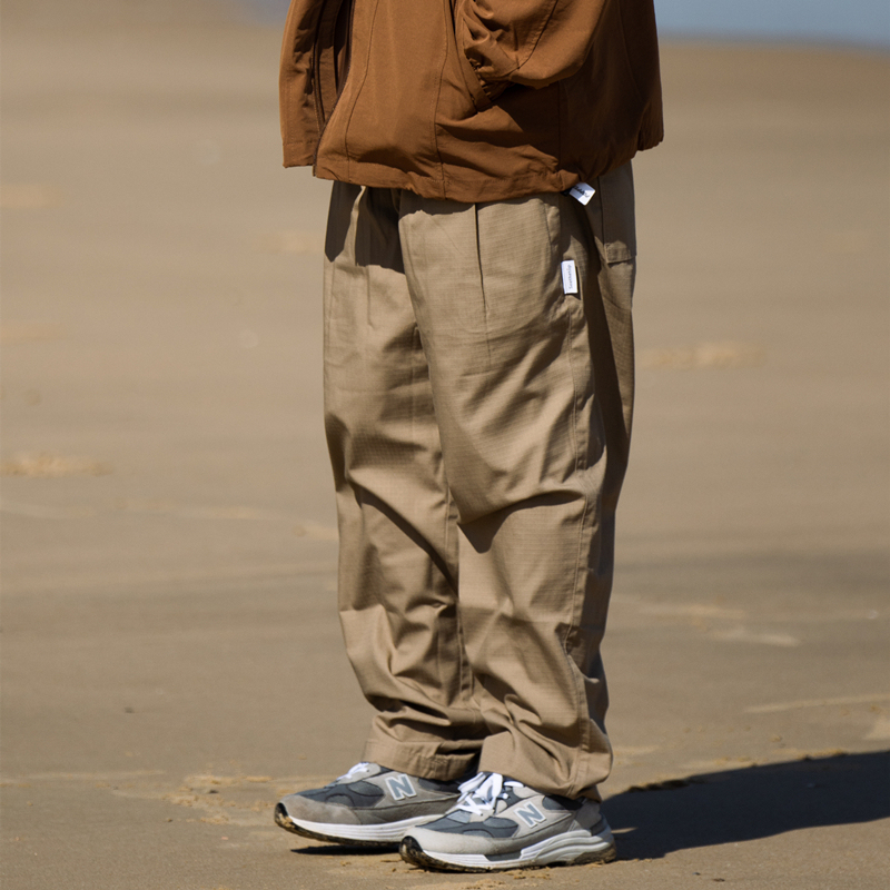 Seethetop Spring and Autumn Japanese-Style Loose Straight Tapered Pants Japanese Cityboy Workwear Pants Trendy Brand Long Pants for Men