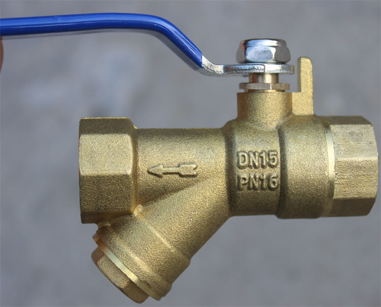Filter ball valve Y-shaped filter ball valve Integrated filter ball valve Double inner wire copper valve Filter valve