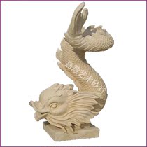 Jiahui sandstone relief round carving garden courtyard community waterscape landscape sculpture fountain hotel villa dragon fish spray water
