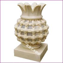 Jiahui sandstone relief glass fiber reinforced plastic garden sculpture indoor and outdoor villa leisure club hollow European pineapple lighting