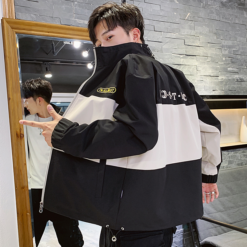男士外套秋季2019新款韩版潮流上衣服学生春秋款工装秋装夹克