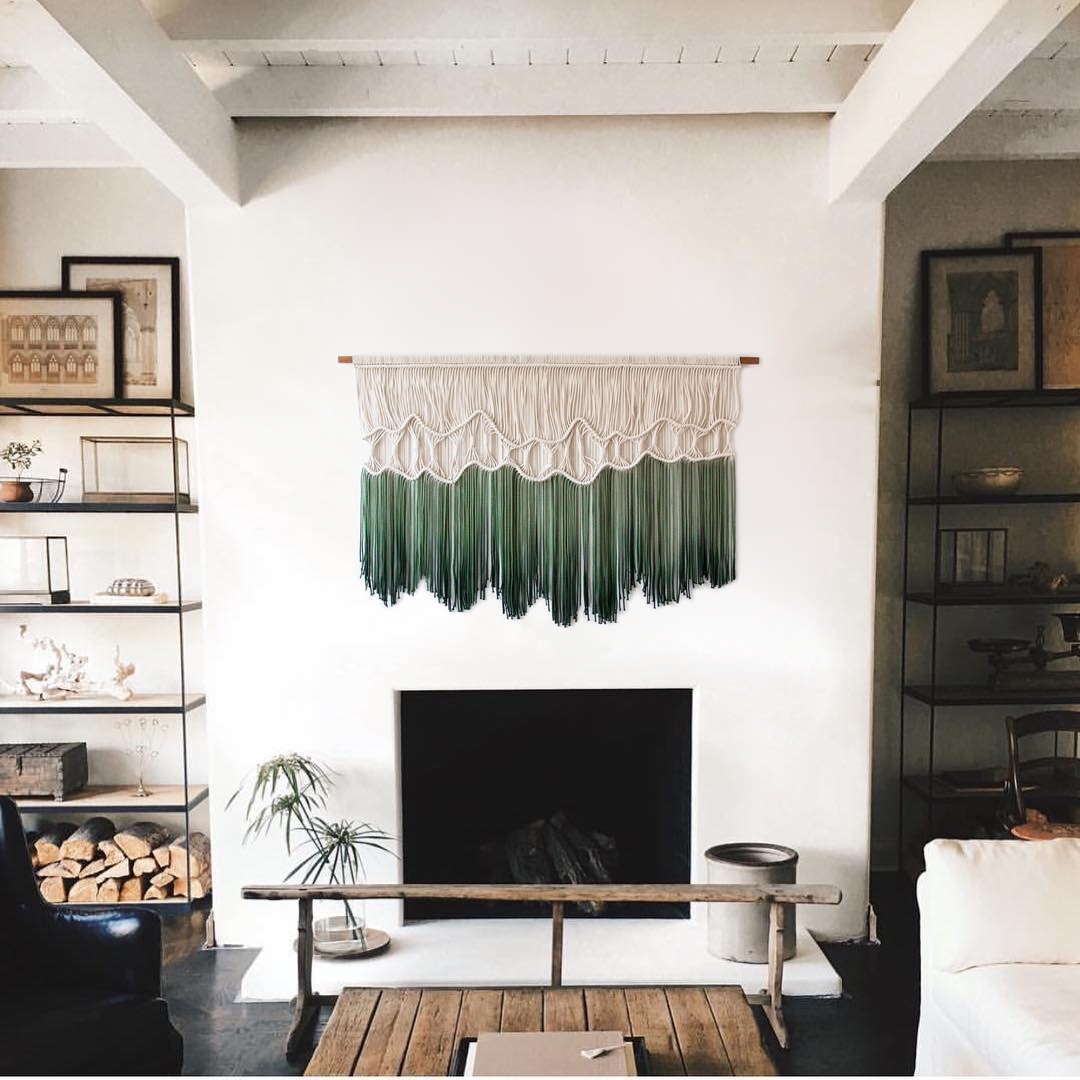 Tay dệt dệt tấm thảm gradient nhuộm tấm thảm Bắc Âu phong cách Bohemian mềm ăn mặc B & B trang trí tường tranh thảm treo tường mandala