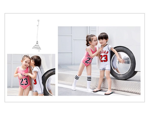 Áo tắm cho bé gái một mảnh Áo tắm trẻ em kỹ thuật số Anh rể áo tắm một mảnh đồ bơi tay dài cho bé gái