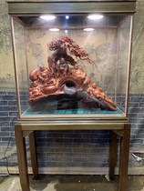 Laos Rosewood solid root carving five son Maitreya Buddha living room entrance feng shui enshrine carving ornaments large wood carvings