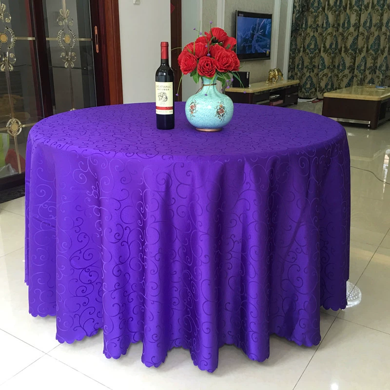 khăn trải bàn khăn trải bàn khách sạn khách sạn bàn tròn lớn 2 m 2,4 m 2,8 m khăn trải bàn khăn trải bàn cà phê châu Âu bảng vải - Khăn trải bàn khăn lót chén dĩa