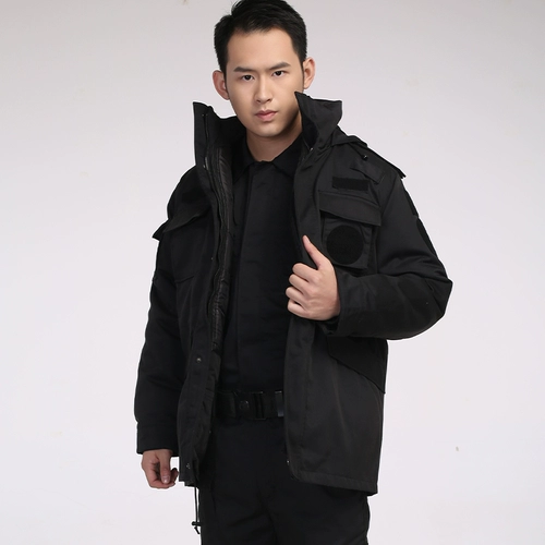 Зимний пуховик для работы, комплект, униформа, увеличенная толщина