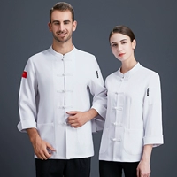 SC льняные пуговицы с длинными рукавами белые