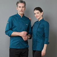 YL кожаная карта с длинным рукавом синий