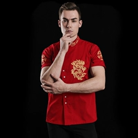 Красный, дышащий, короткий рукав